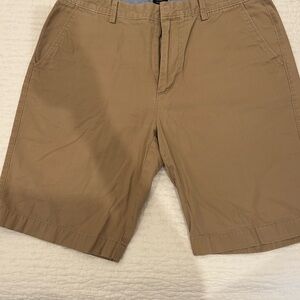 J. Crew Men's Flat Front Tan Shorts